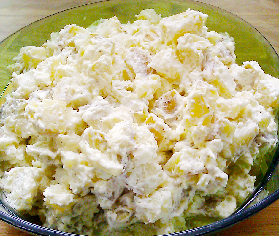 Hjemmelaget potetsalat uten melk